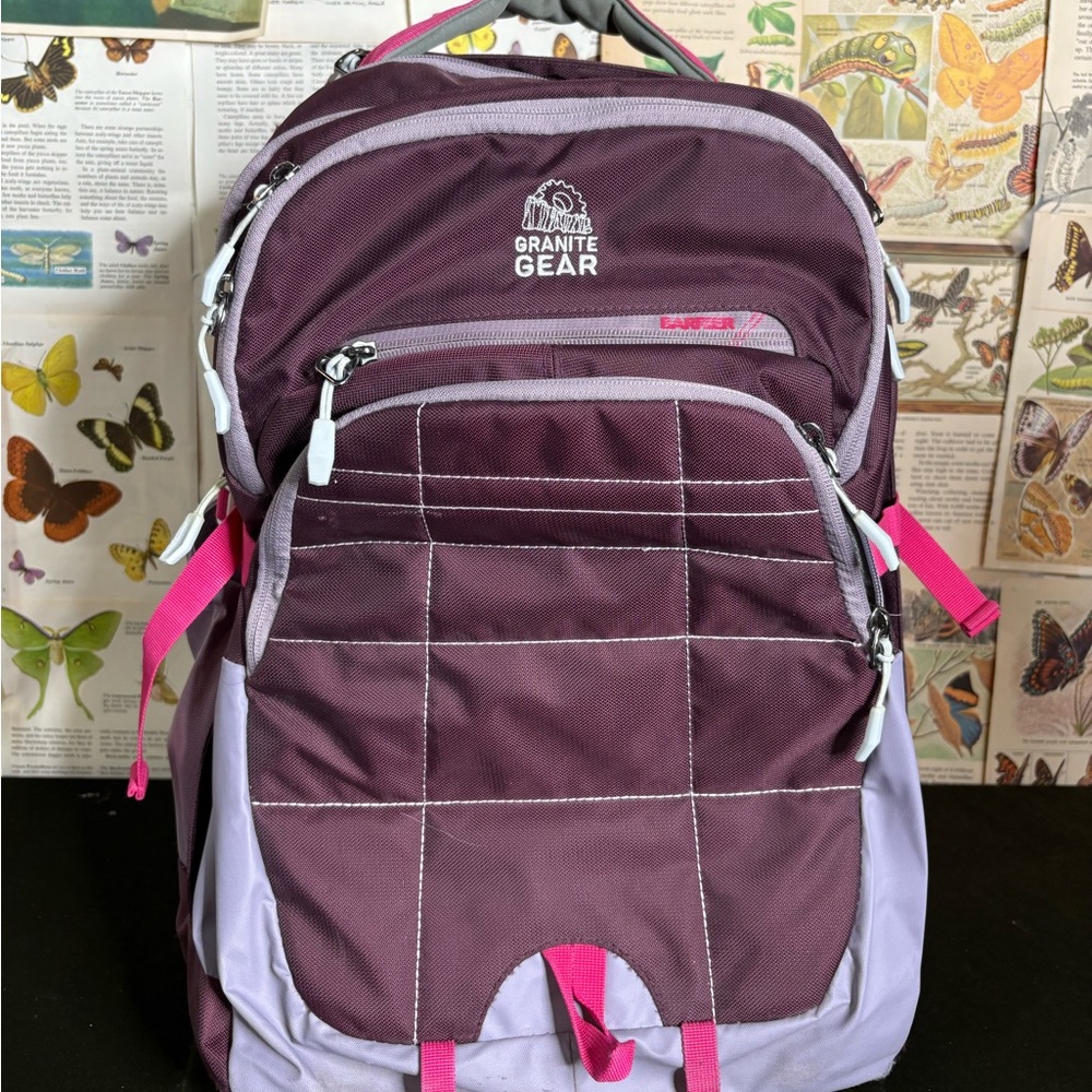 Granite Gear Women's Plum & Lavender Travel Backpack Roller Bag
